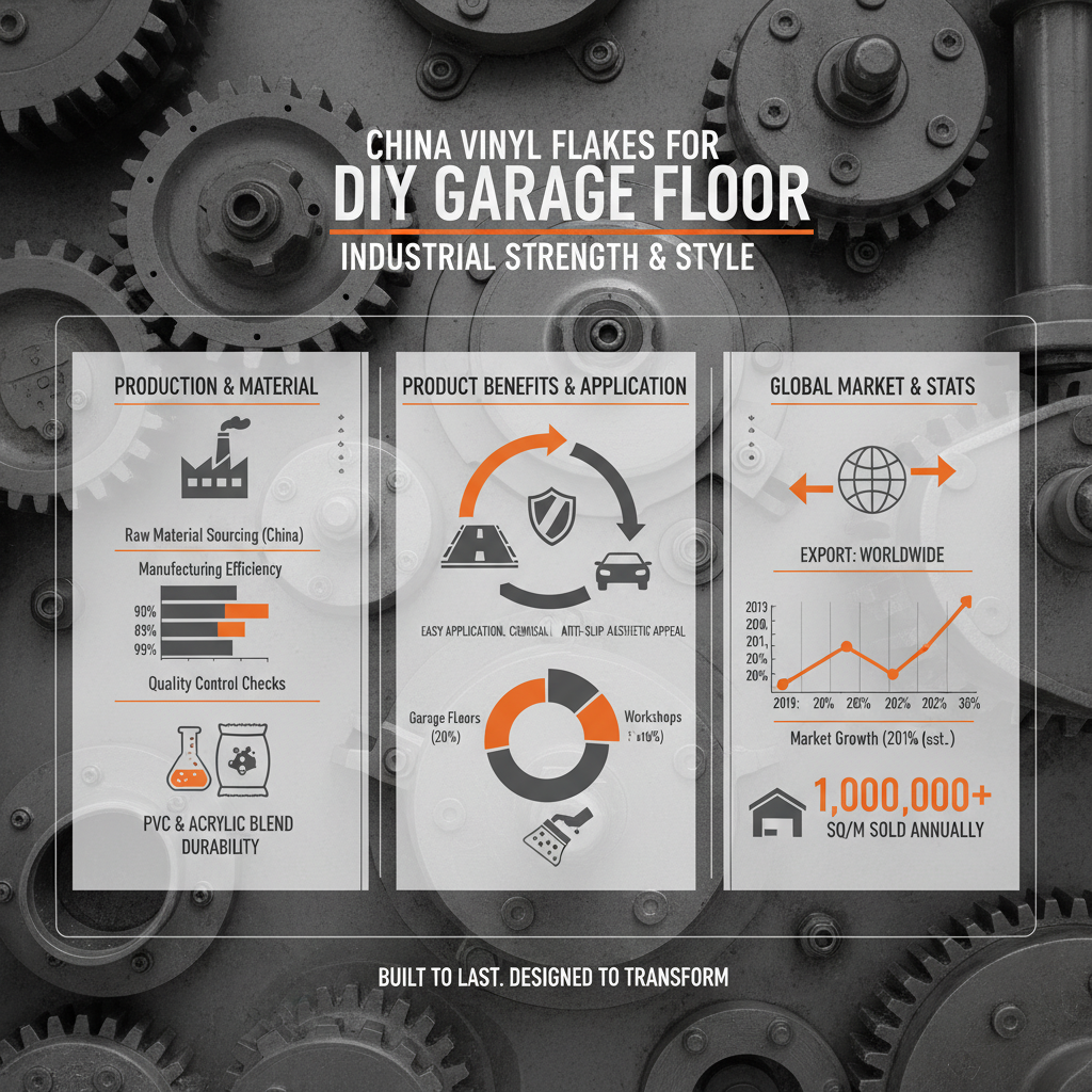 China vinyl Flakes For Diy Garage Floor