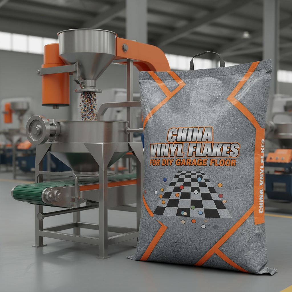 China vinyl Flakes For Diy Garage Floor