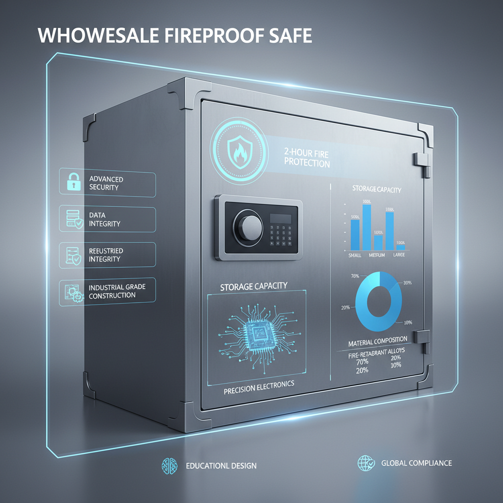 Wholesale large fire proof safe