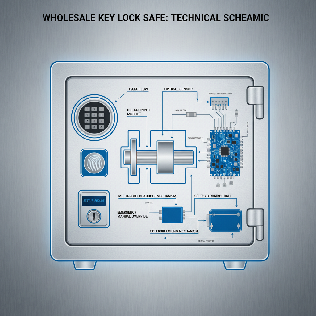 Wholesale key lock safe