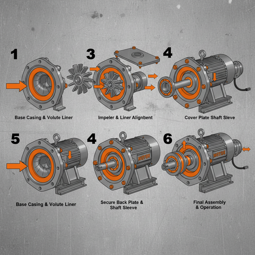 high chrome alloy slurry pump parts