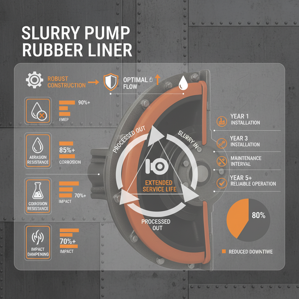 rubber liner for slurry pump