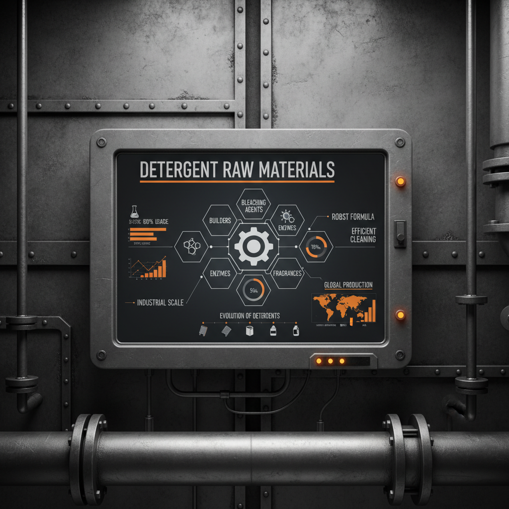 Detergent raw material