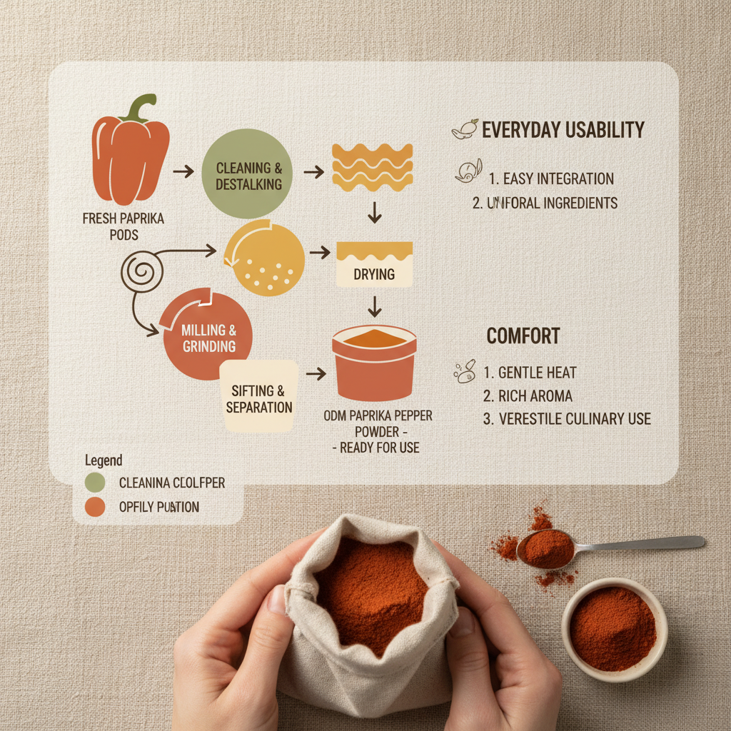 odm paprika pepper powder