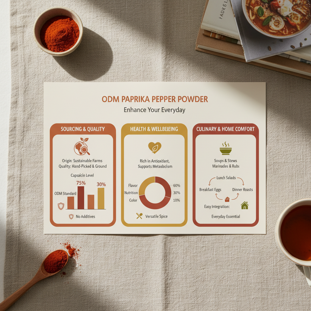 odm paprika pepper powder