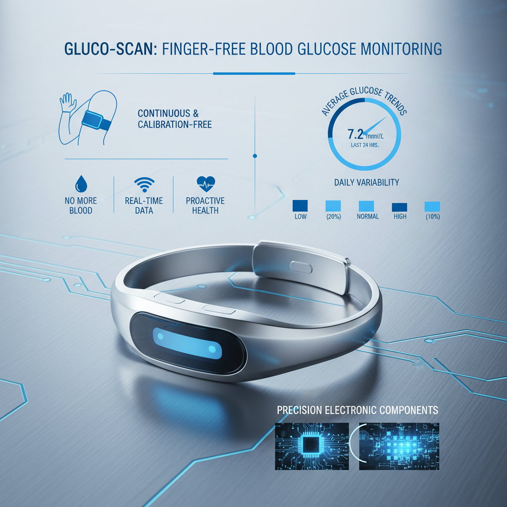 blood glucose monitor without finger tips Products