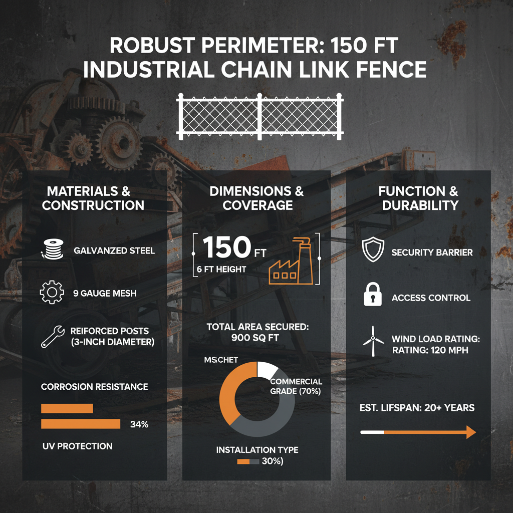 150 ft chain link fence