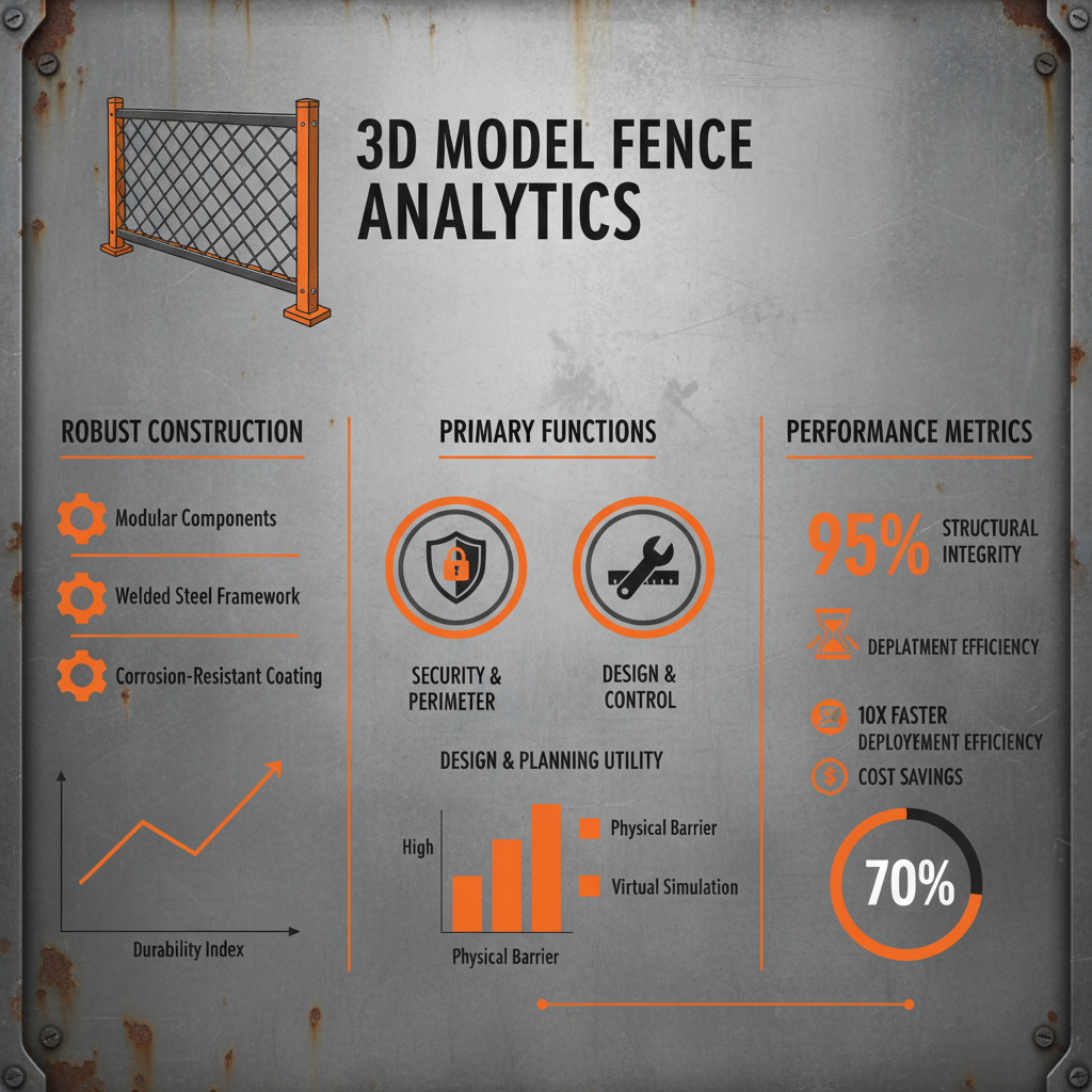 3d Model Fence