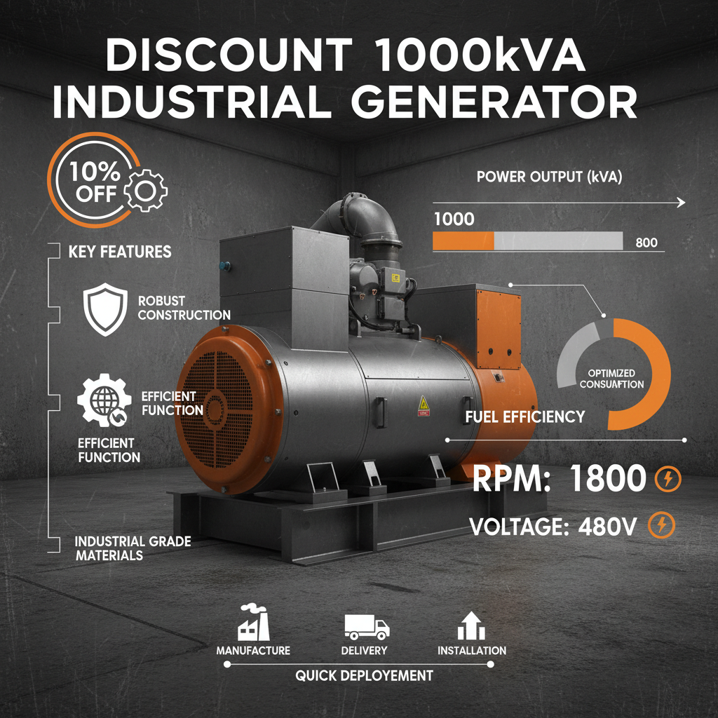 Discount 1000kva generator
