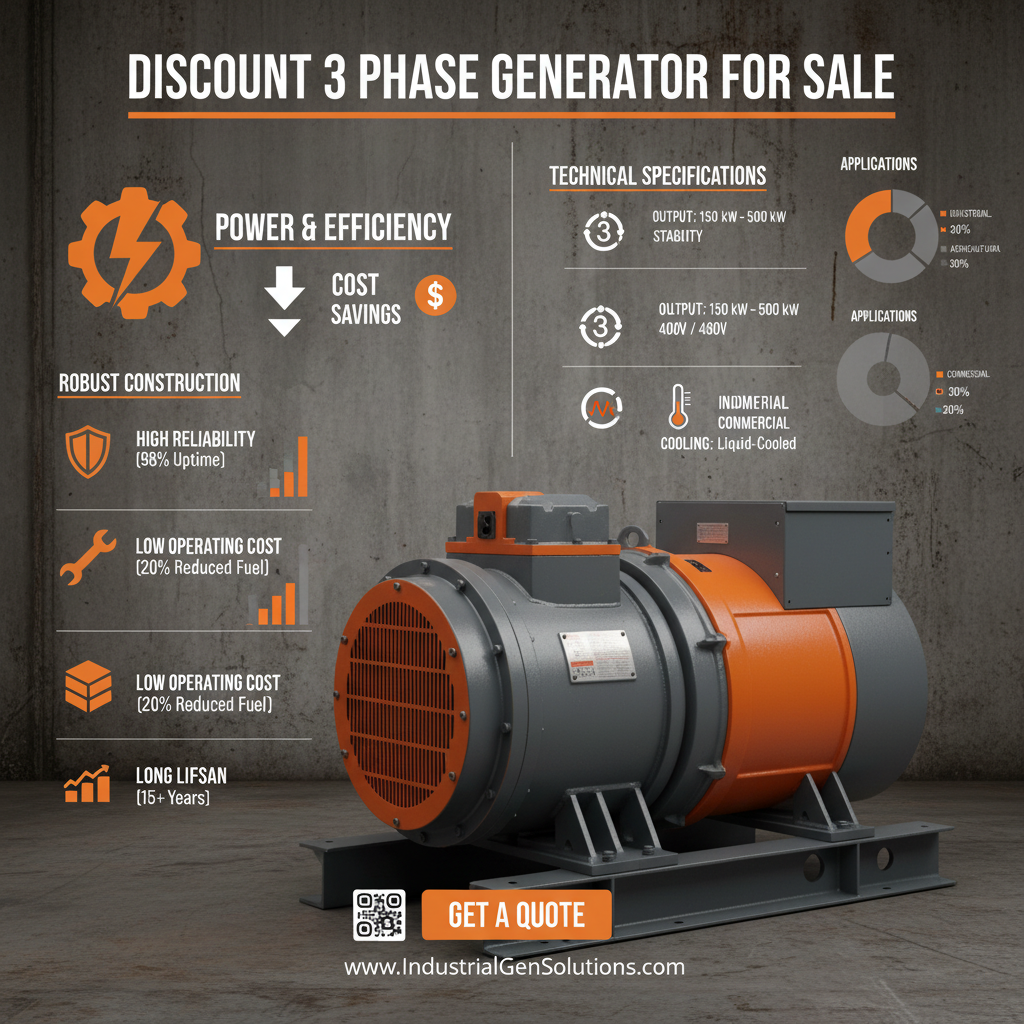 Discount 3 phase generator for sale