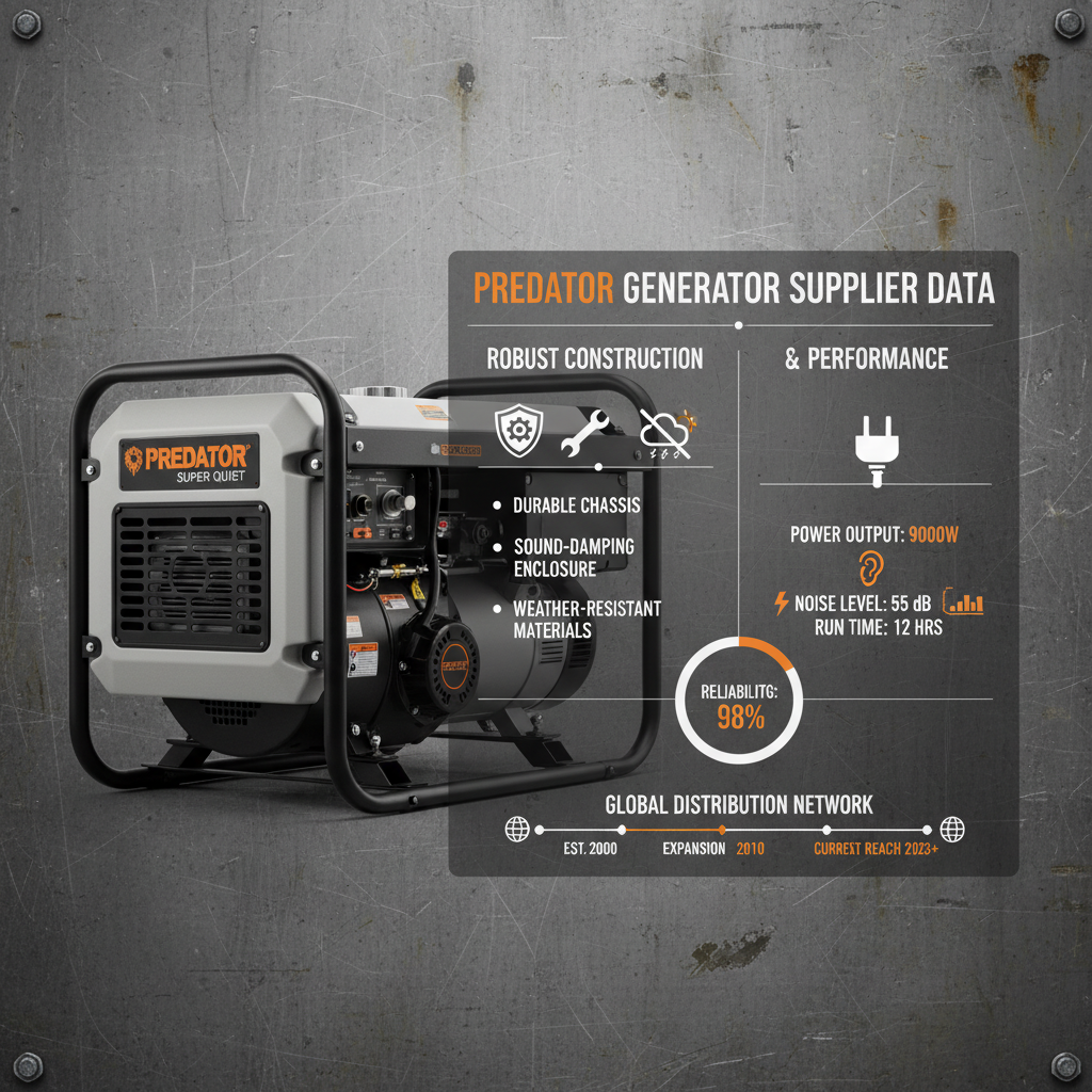 predator super quiet generator Supplier