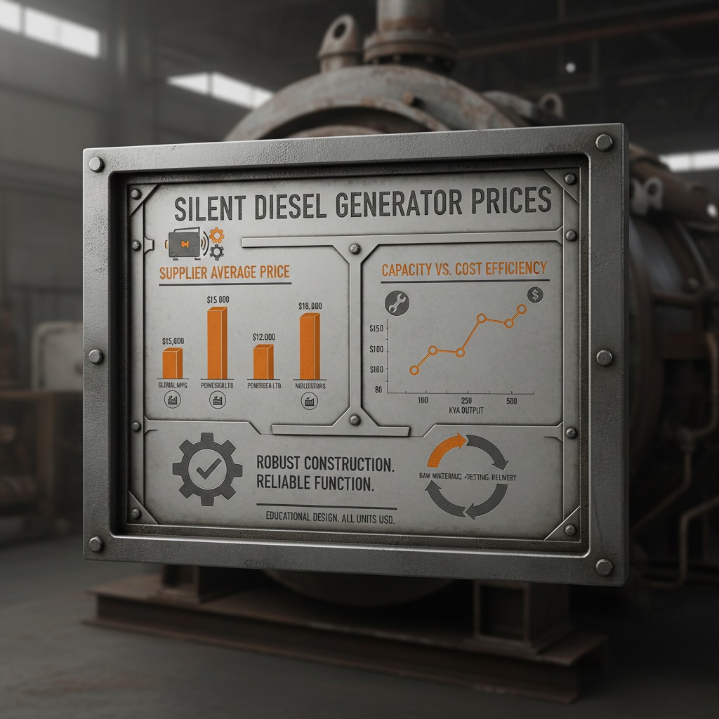 silent diesel generator prices Supplier