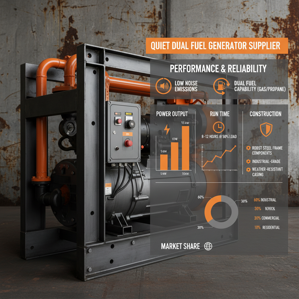 quiet dual fuel generator Supplier