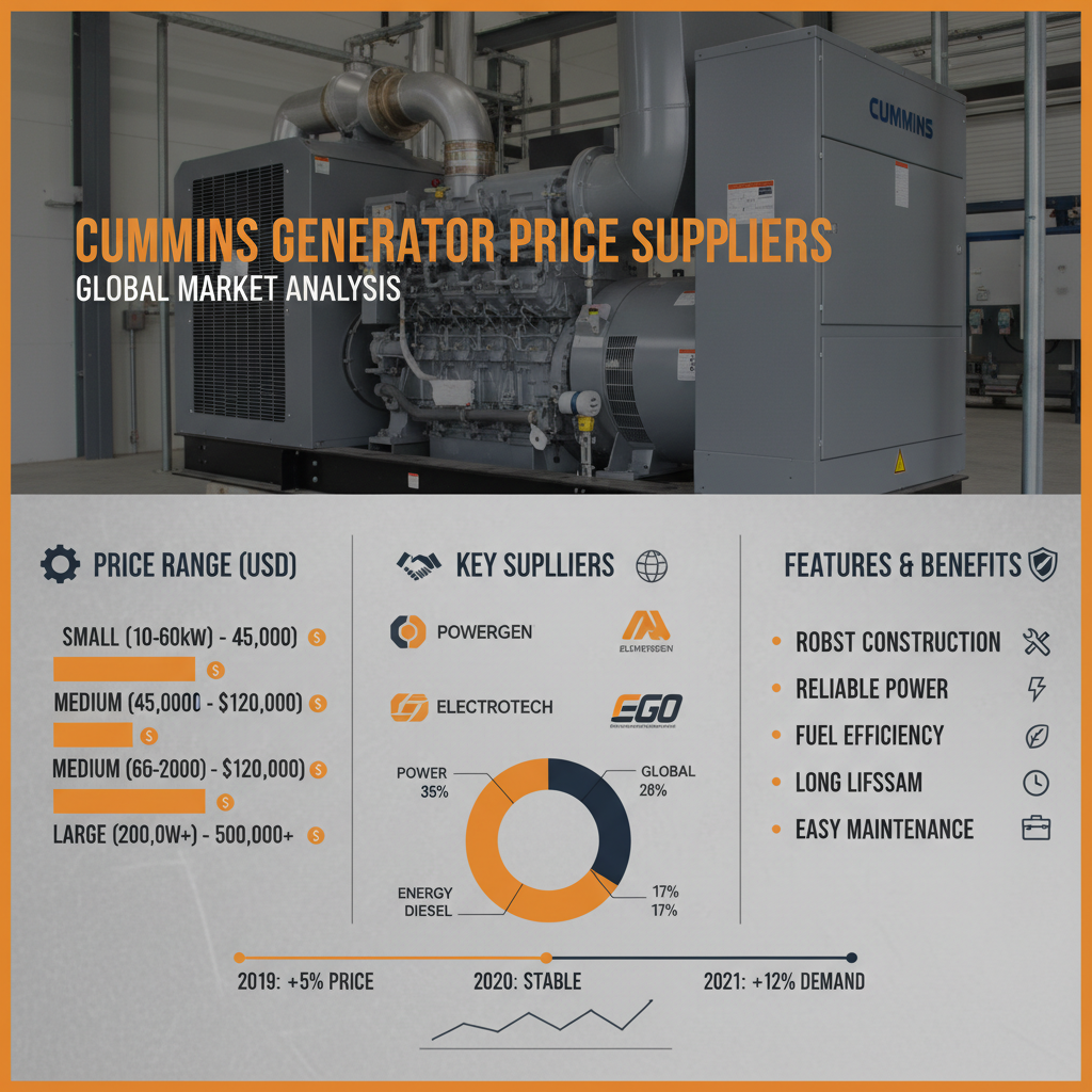 cummins generator price Supplier