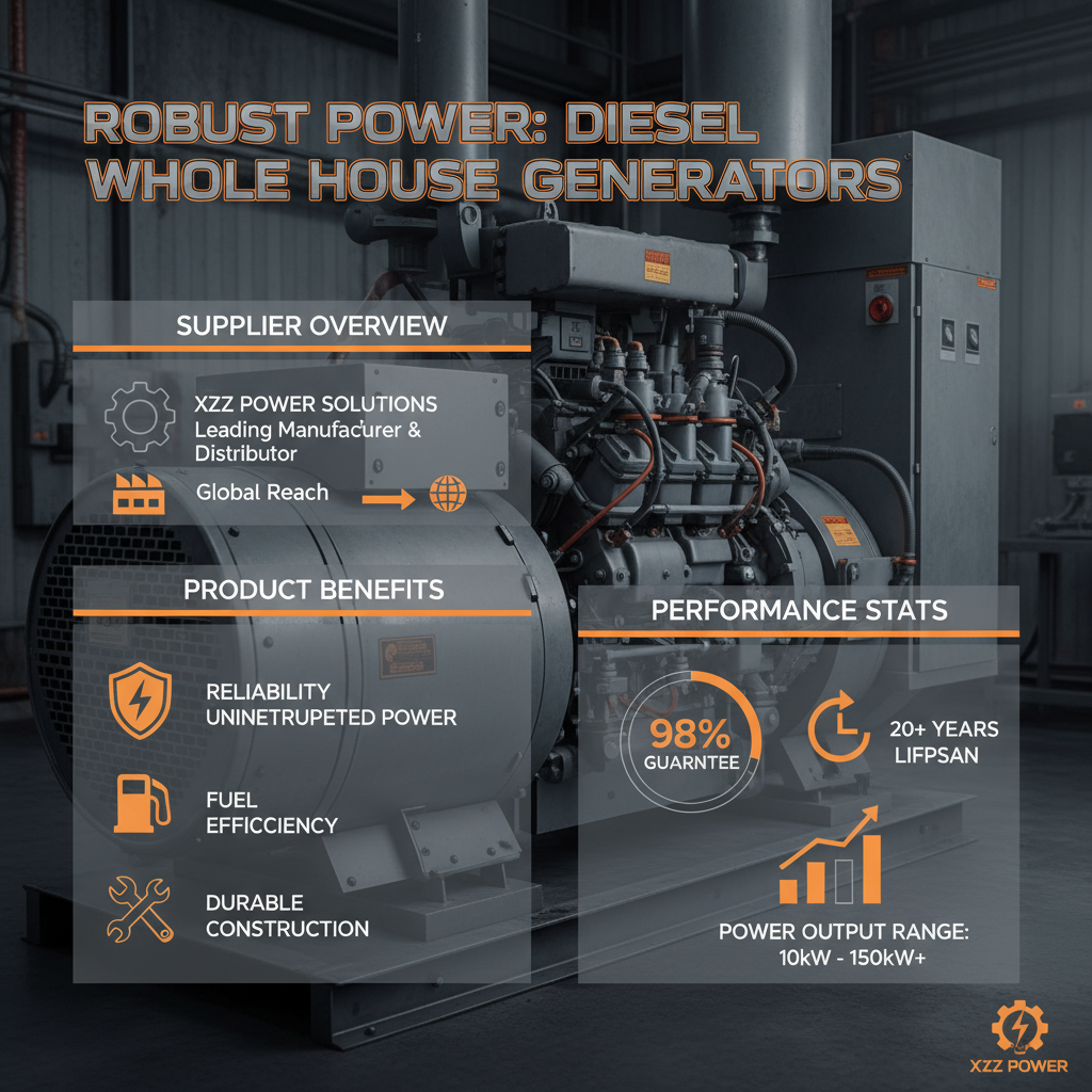 diesel whole house generator Supplier