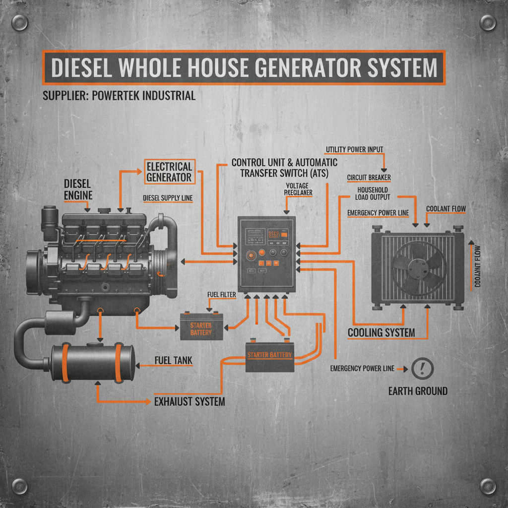 diesel whole house generator Supplier