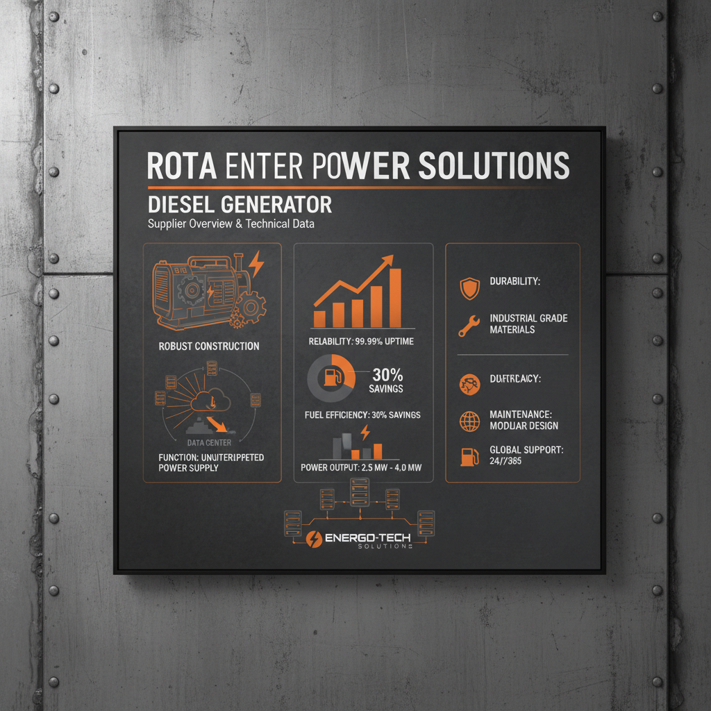 diesel generator for data center Supplier