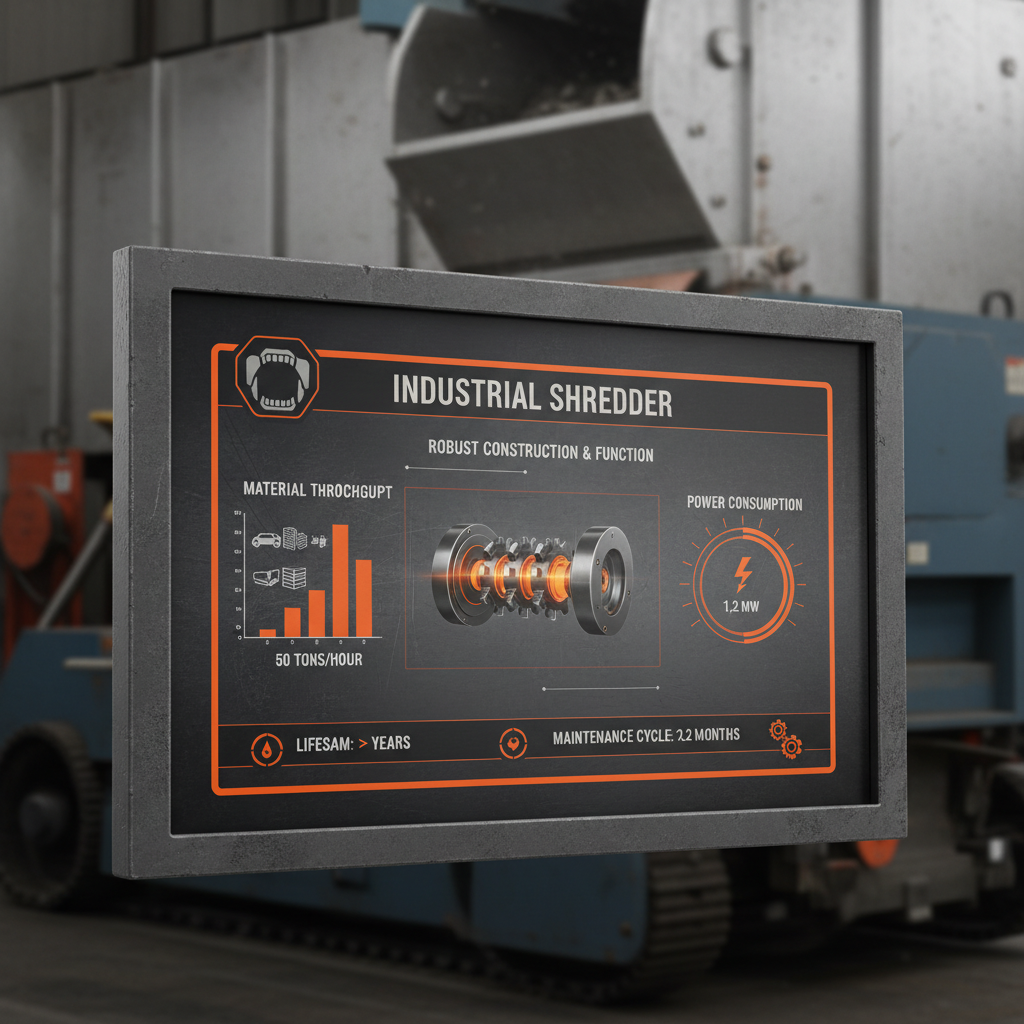 The Vital Role of Large Industrial Shredders in Modern Waste Management