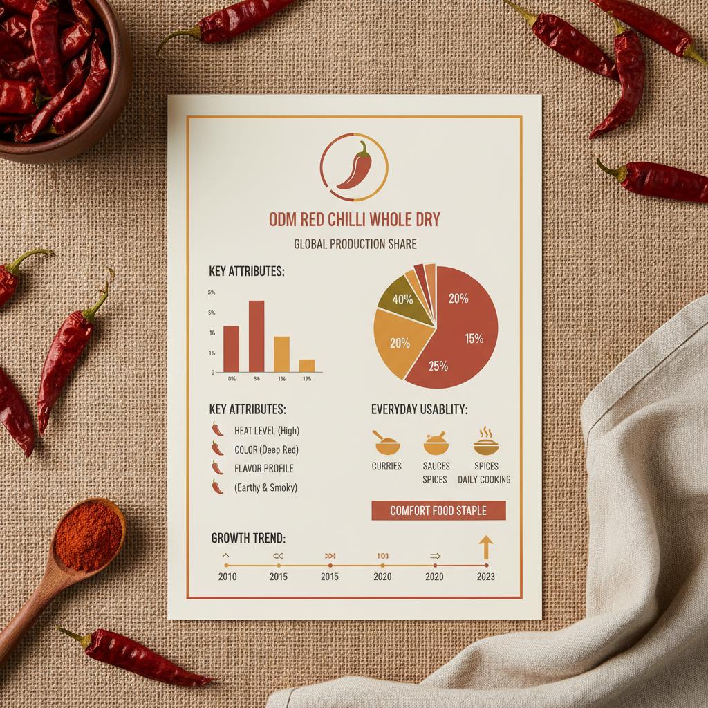 odm red chilli whole dry