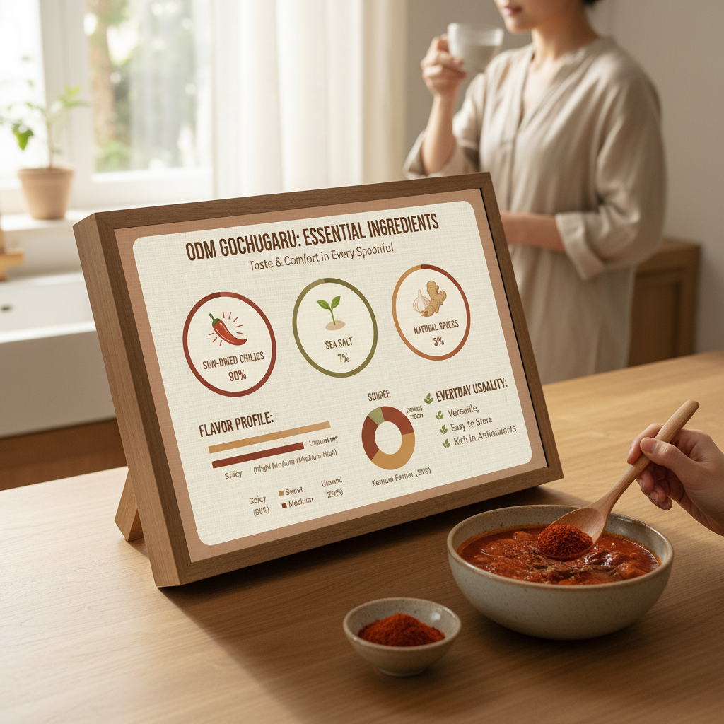 odm gochugaru ingredients