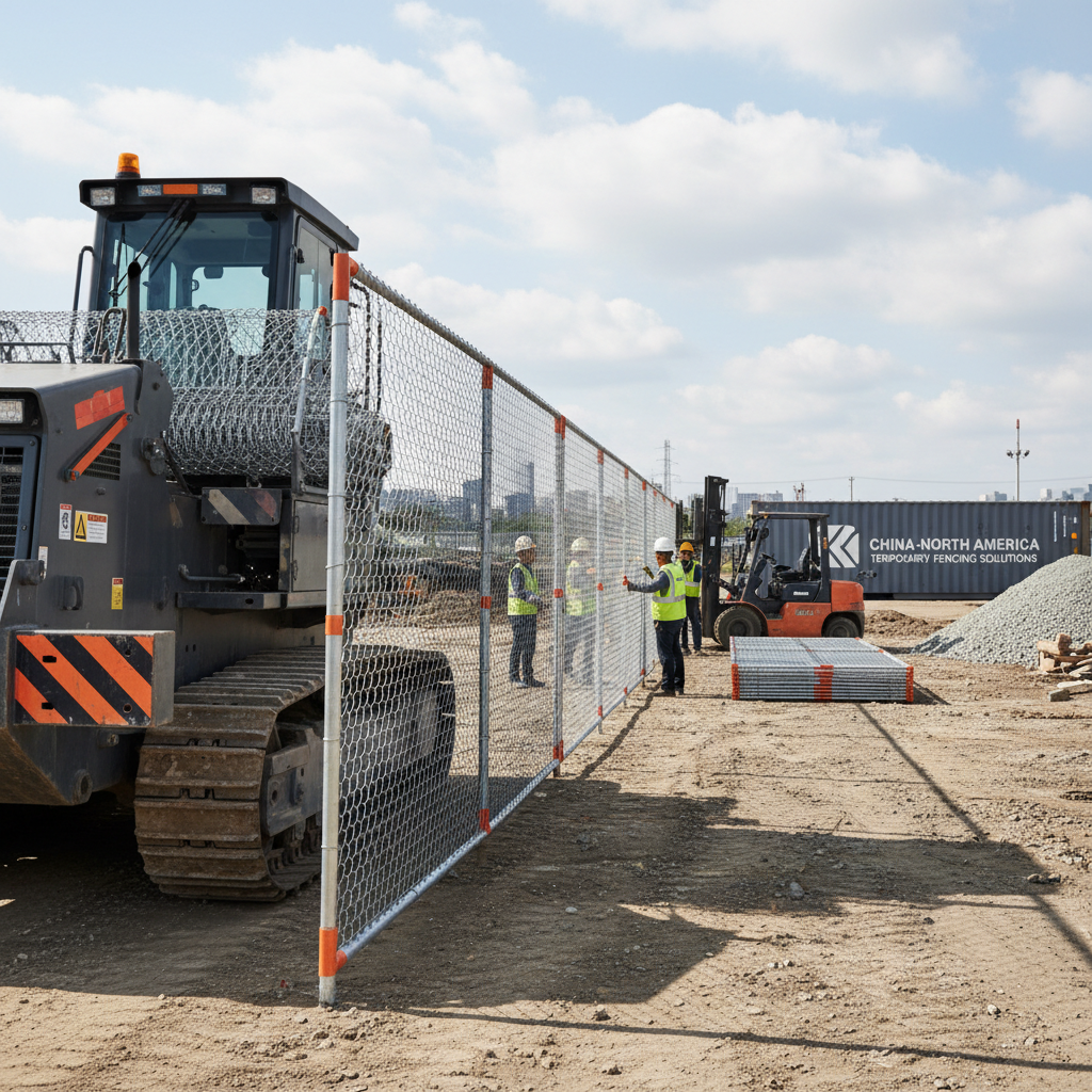 China North America Temporary Fence Solutions For Secure Sites