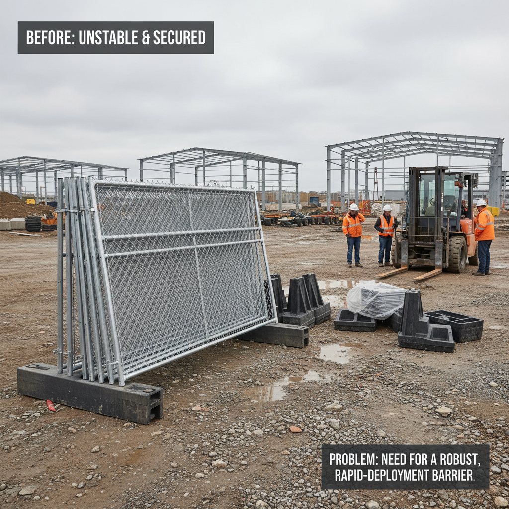 Comprehensive Guide to China Temporary Fence Base Selection and Installation