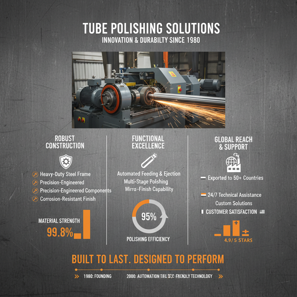 Leading Tube Polishing Machine Manufacturer for Precision Finishing Solutions