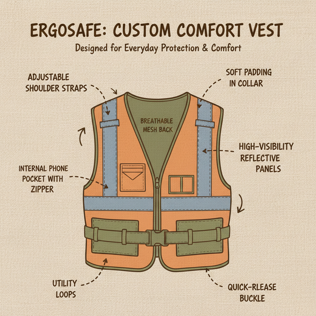Enhancing Worker Safety with High Visibility Custom Safety Vest Solutions