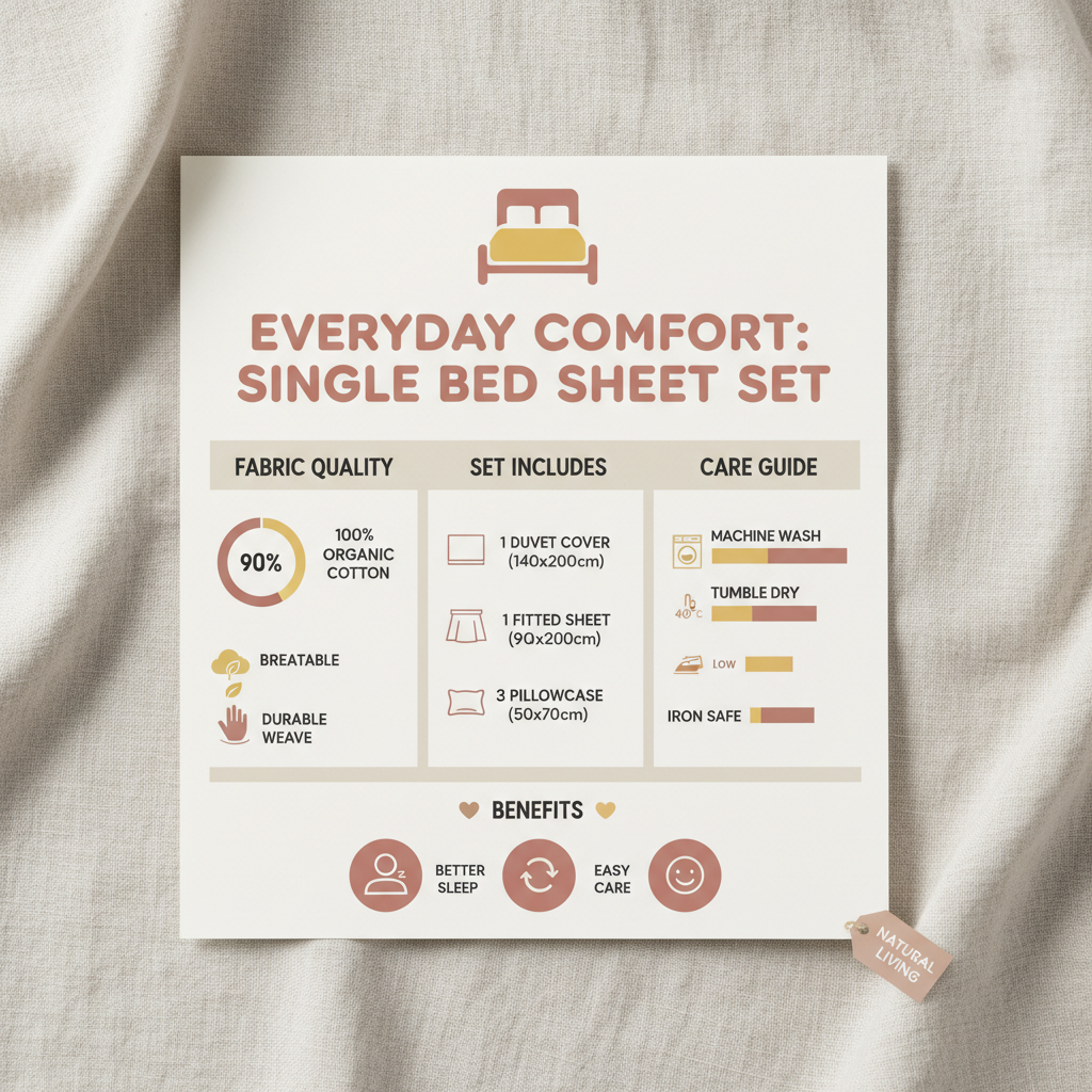 Discover the Ultimate Guide to Choosing a Comfortable single bed sheet set