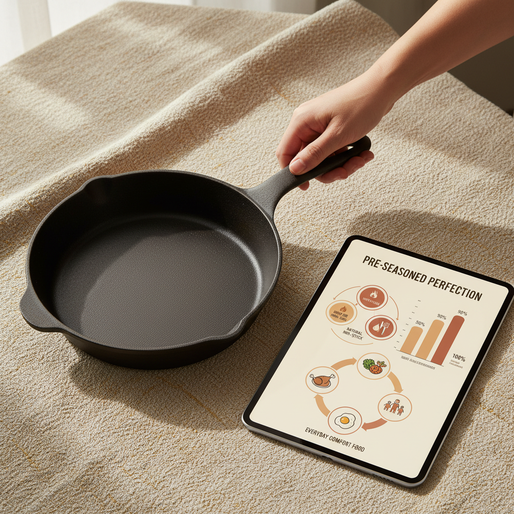 The Enduring Appeal of the PreSeasoned Fry Pan in Modern Kitchens