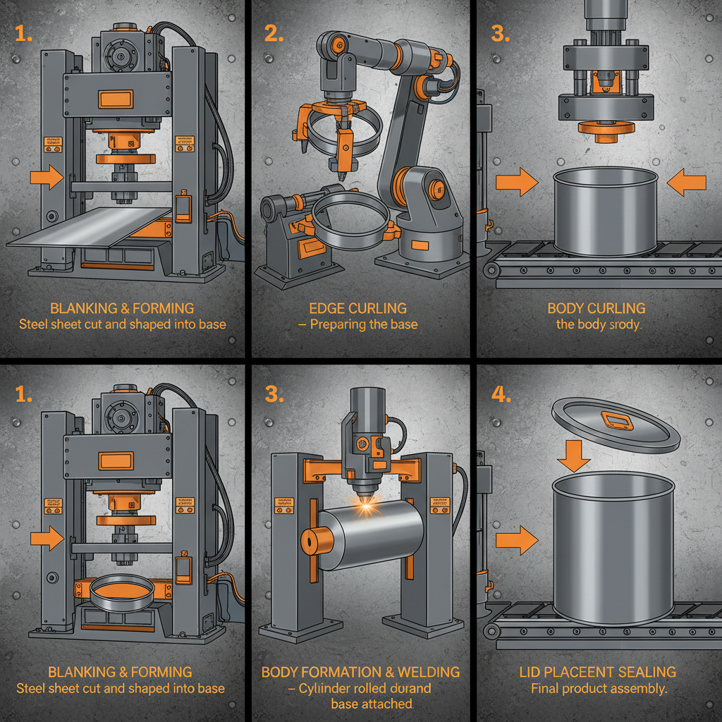 The Essential Role of Large Metal Tin Containers in Global Industries