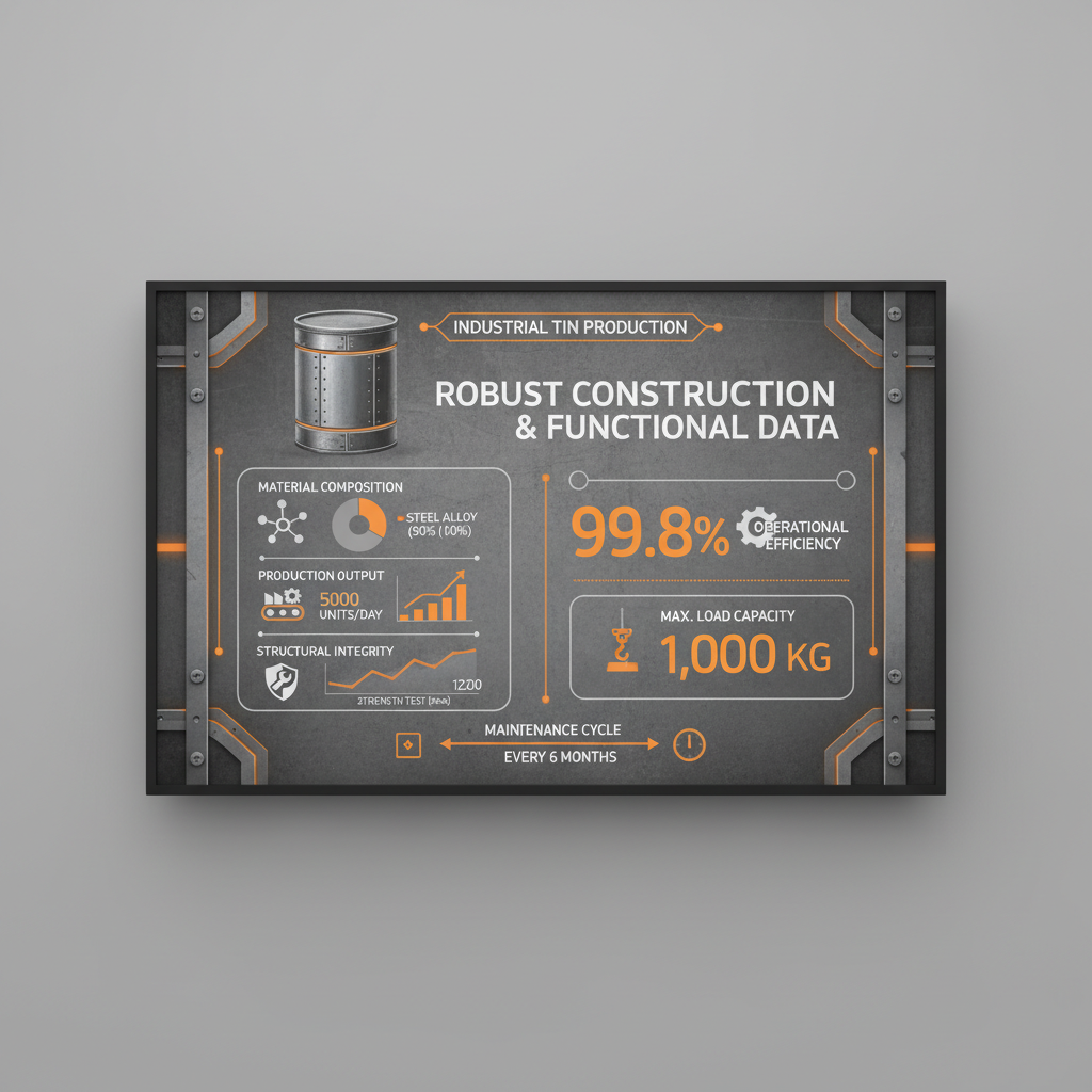 The Essential Role of Large Metal Tin Containers in Global Industries