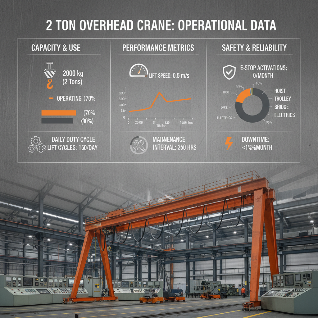 Optimizing Material Handling with a Reliable 2 Ton Overhead Crane
