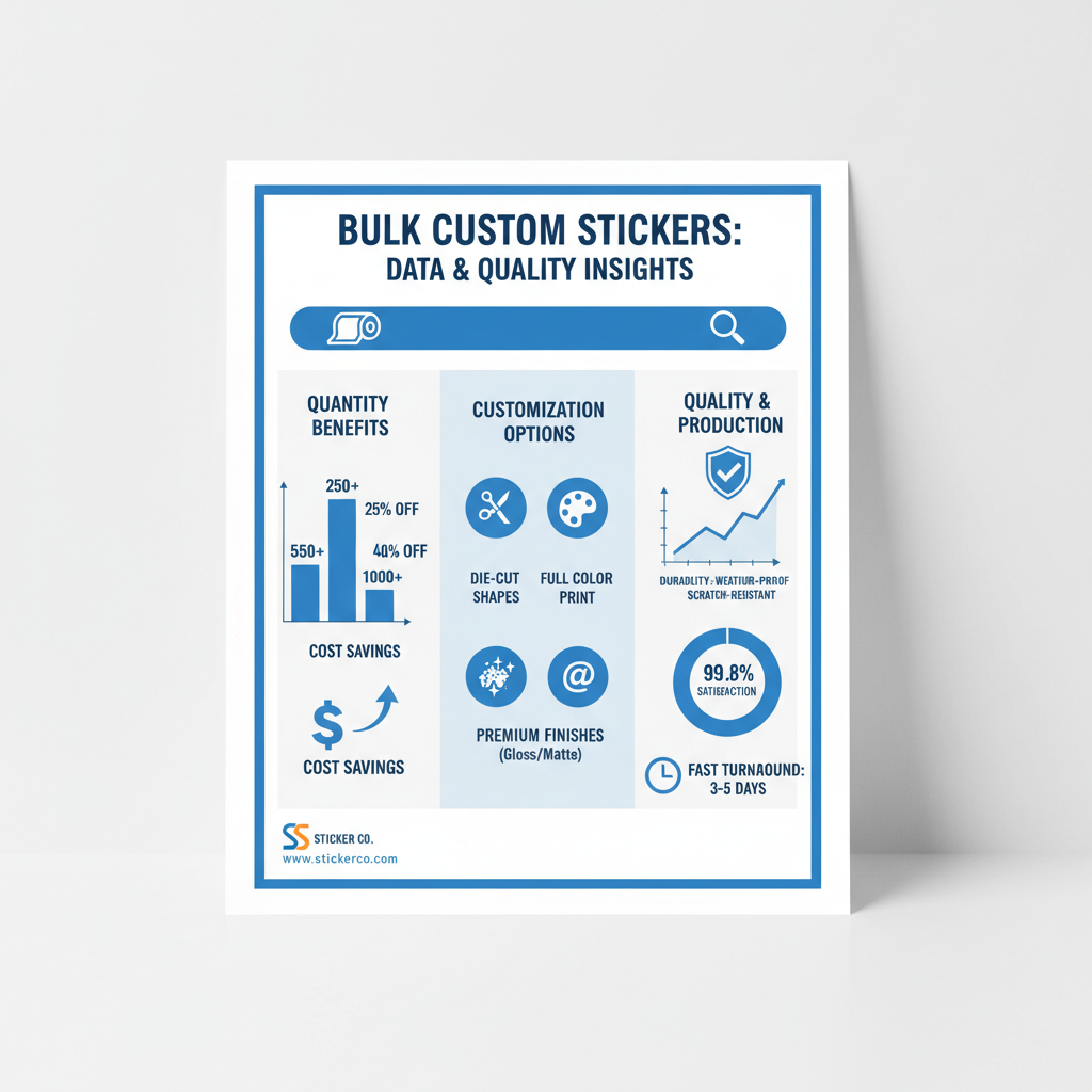 Maximize Your Brand Impact with High Quality Bulk Custom Stickers