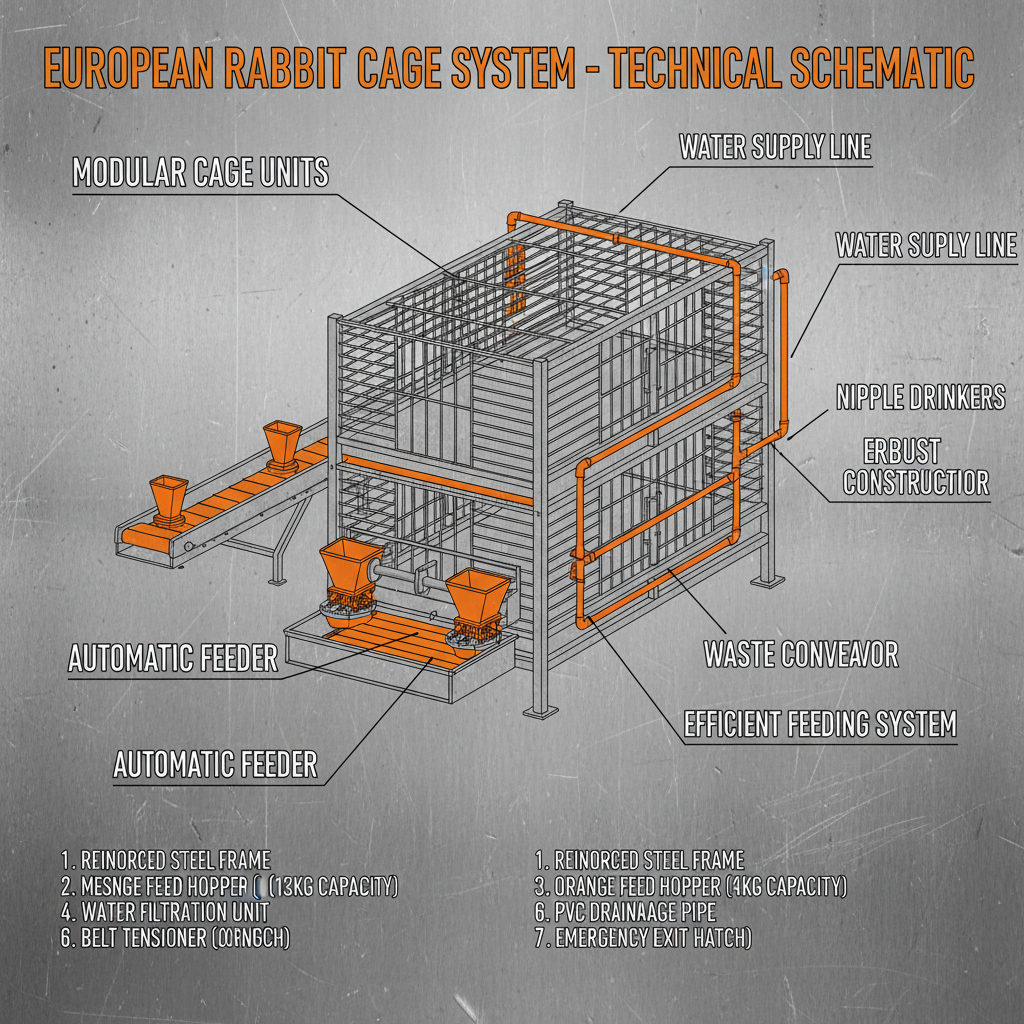 Optimizing Rabbit Welfare with Advanced European Rabbit Cage Systems