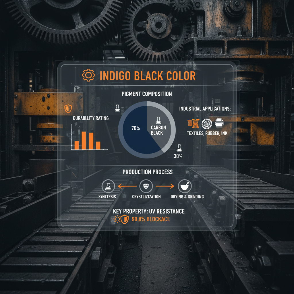 Exploring the Depths of Indigo Black Color and Its Versatile Applications