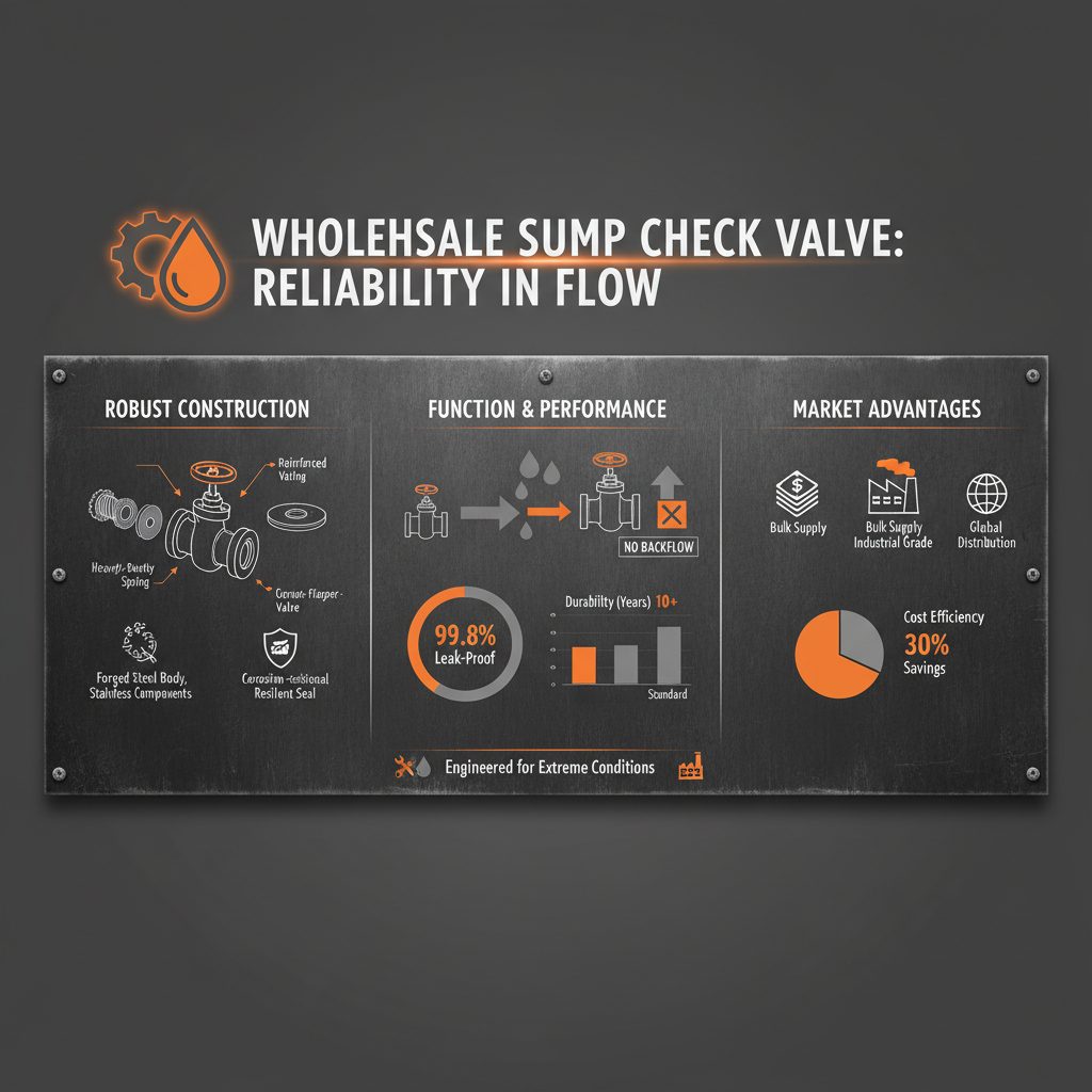 Comprehensive Guide to Wholesale Sump Check Valves for Efficient Fluid Systems