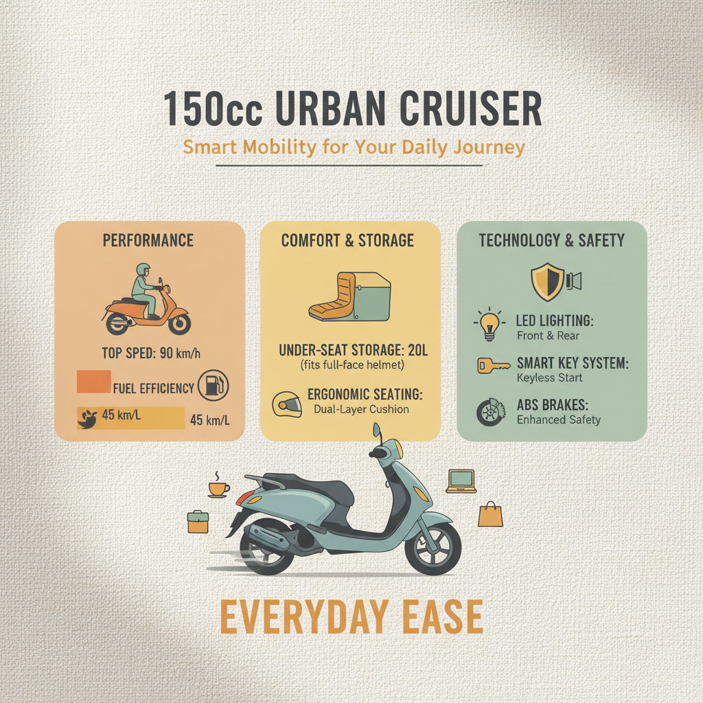 Exploring the Rise of the 150cc Scooter Motorcycle and its Global Impact