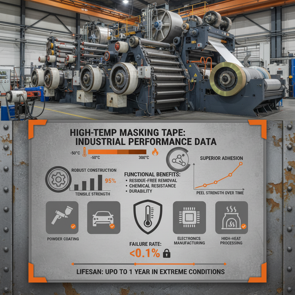 Optimizing Industrial Processes with High Temp Masking Tape Solutions
