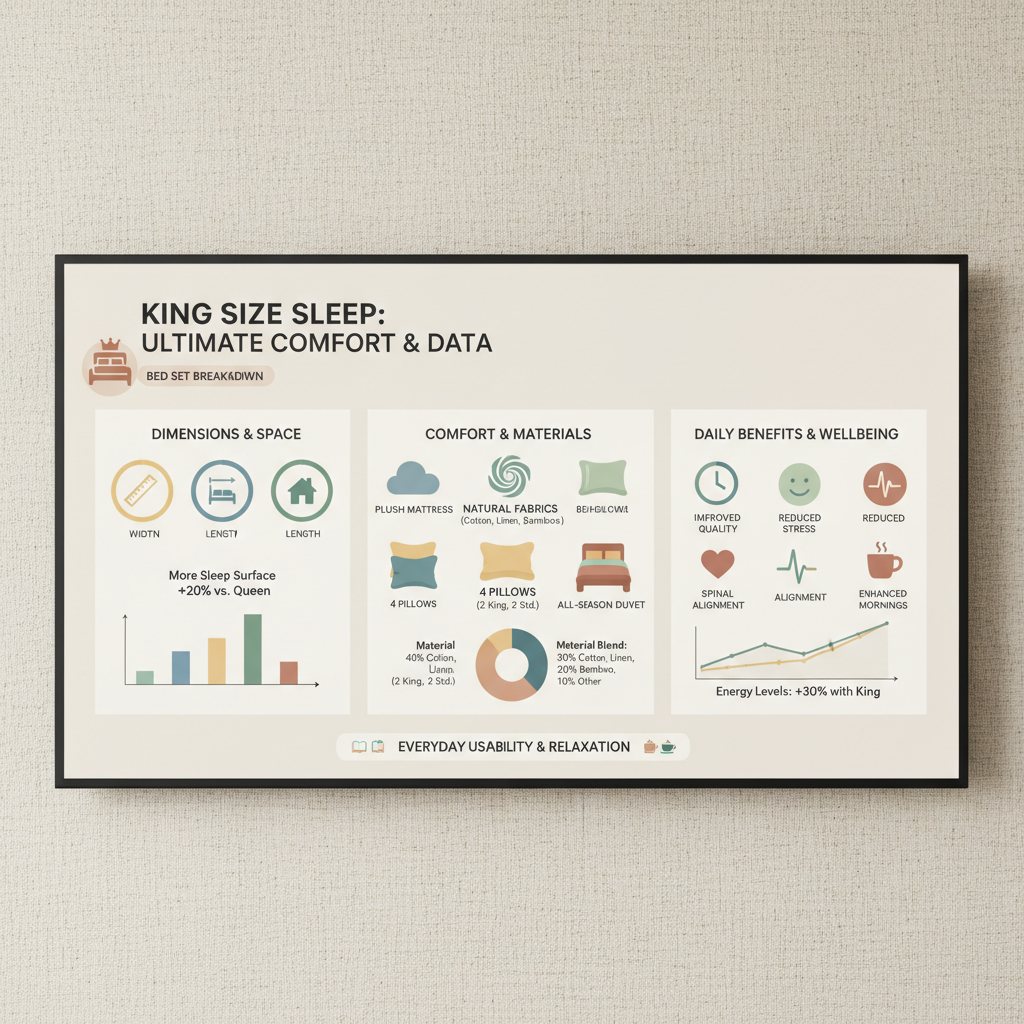 Investing in Comfort and Wellbeing with a Luxurious king size bed set