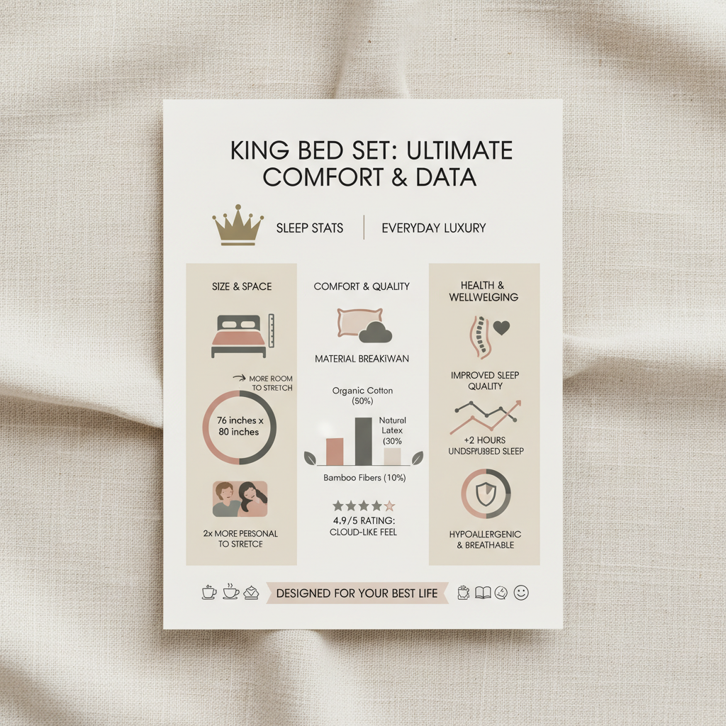 Investing in a Luxurious King Bed Set for Optimal Sleep and Wellbeing