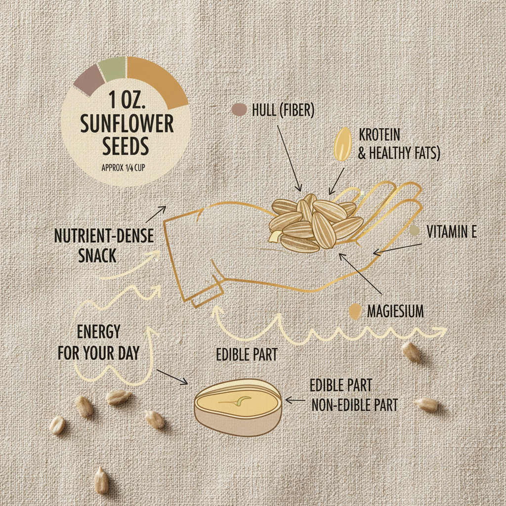 The Comprehensive Impact of 1 oz of sunflower seeds on Health and Industry