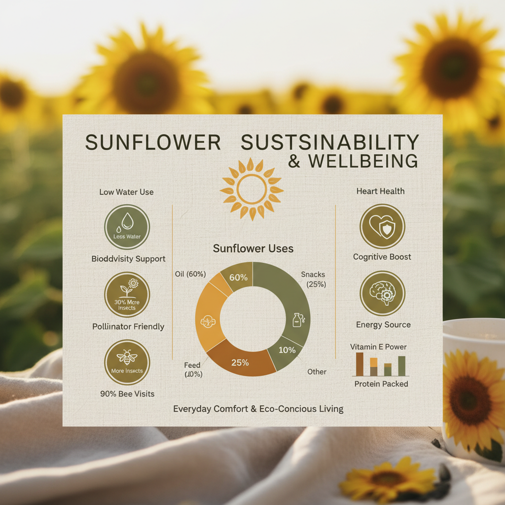Embracing Warmth and Optimism with a Stunning Sunflower Background