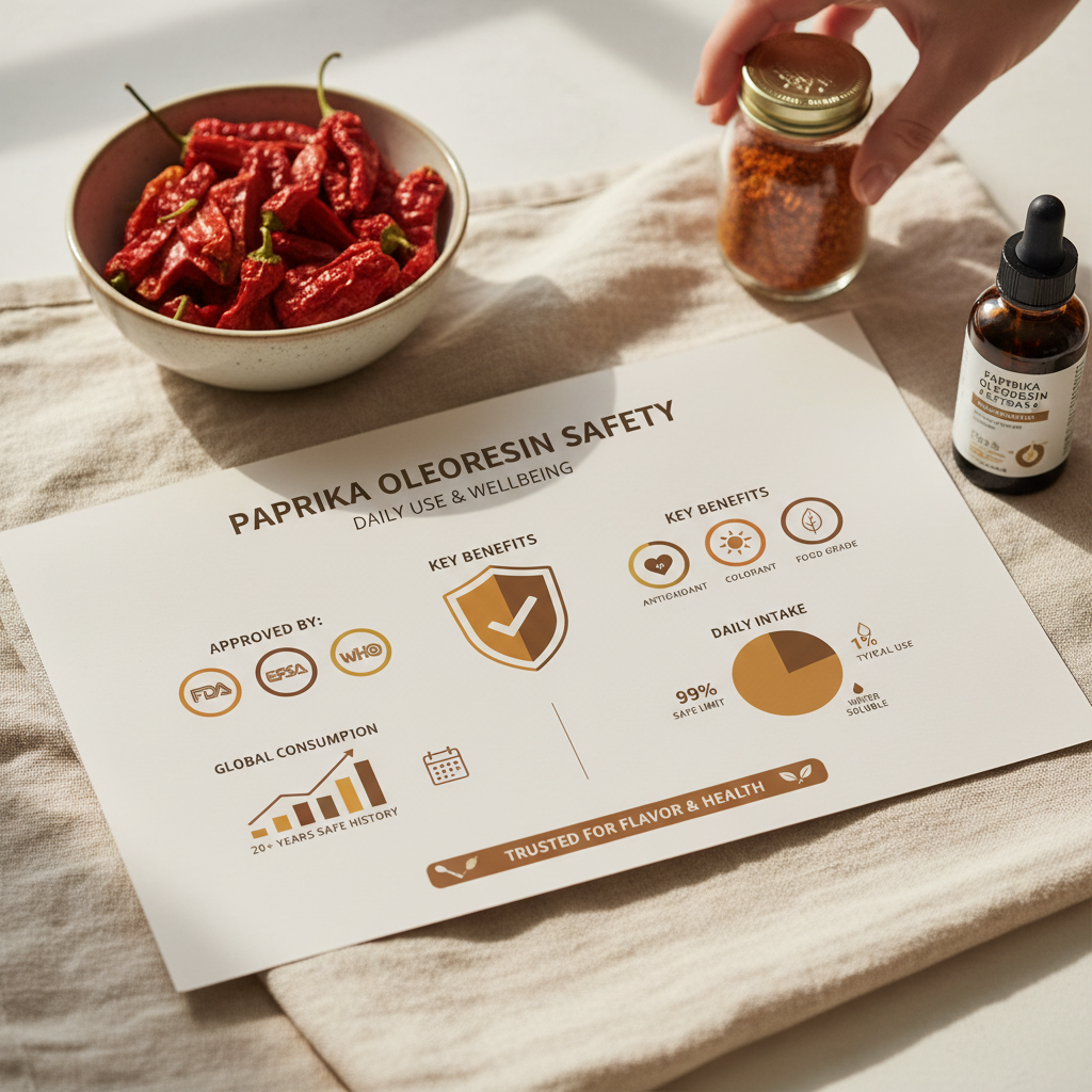 Ensuring Paprika Oleoresin Safe Quality for Food and Industrial Applications