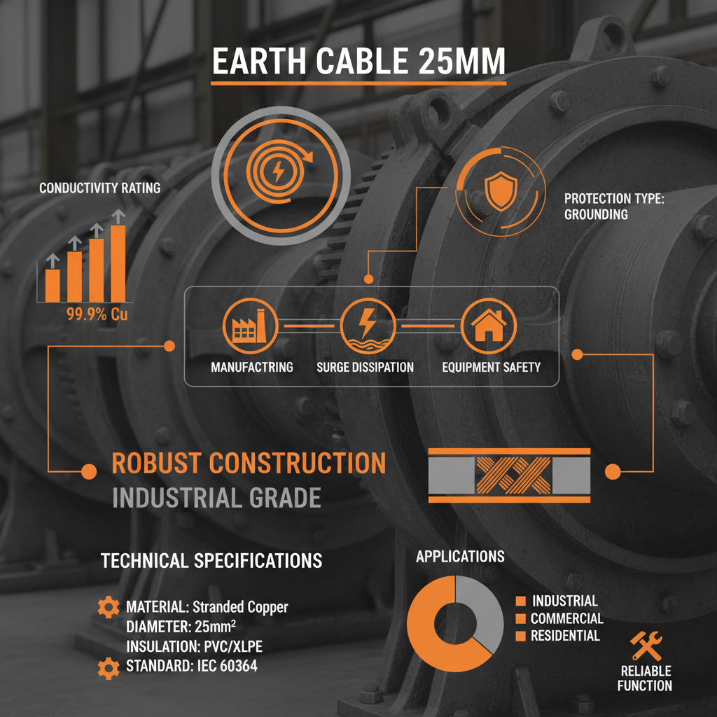 Understanding the Critical Role of Earth Cable 25mm in Electrical Safety Systems
