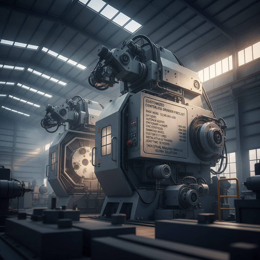 Comprehensive Customized Centerless Grinder Pricelist and Purchasing Guide