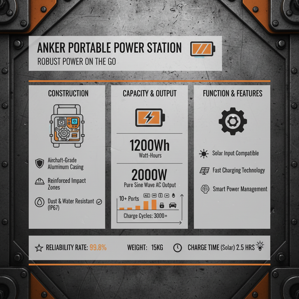 Choosing the Ideal Portable Power Station Anker for Reliable Power Solutions