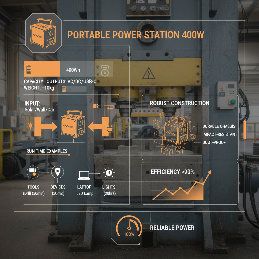 Maximize Your OffGrid Power with a Reliable Portable Power Station 400W