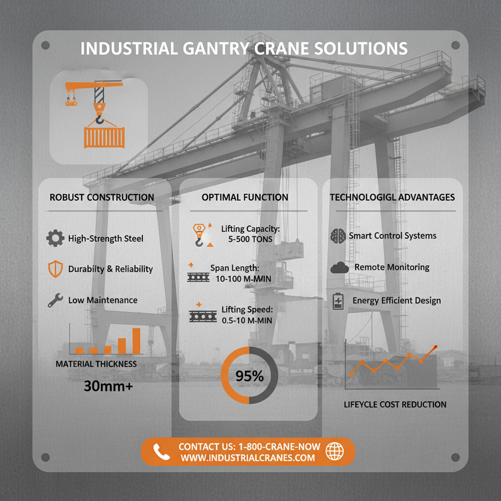 Find the Right Gantry Crane for Sale to Optimize Your Operations