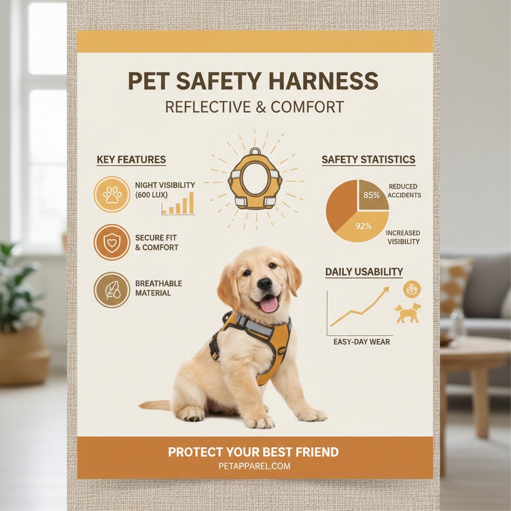 Prioritize Pet Safety with a Reflective Dog Harness Vest